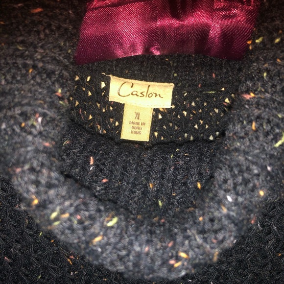 Caslon confetti knit sleeveless turtleneck - Picture 2 of 3